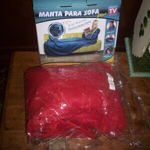 As Seen on TV Wearable Sofa Blanket Soft Fleece Wrap for Sofa Couch TV Sleeves
